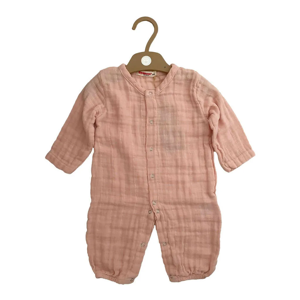 Newborn & Toddler Romper, One-Piece Jumpers in 100% Cotton Muslin