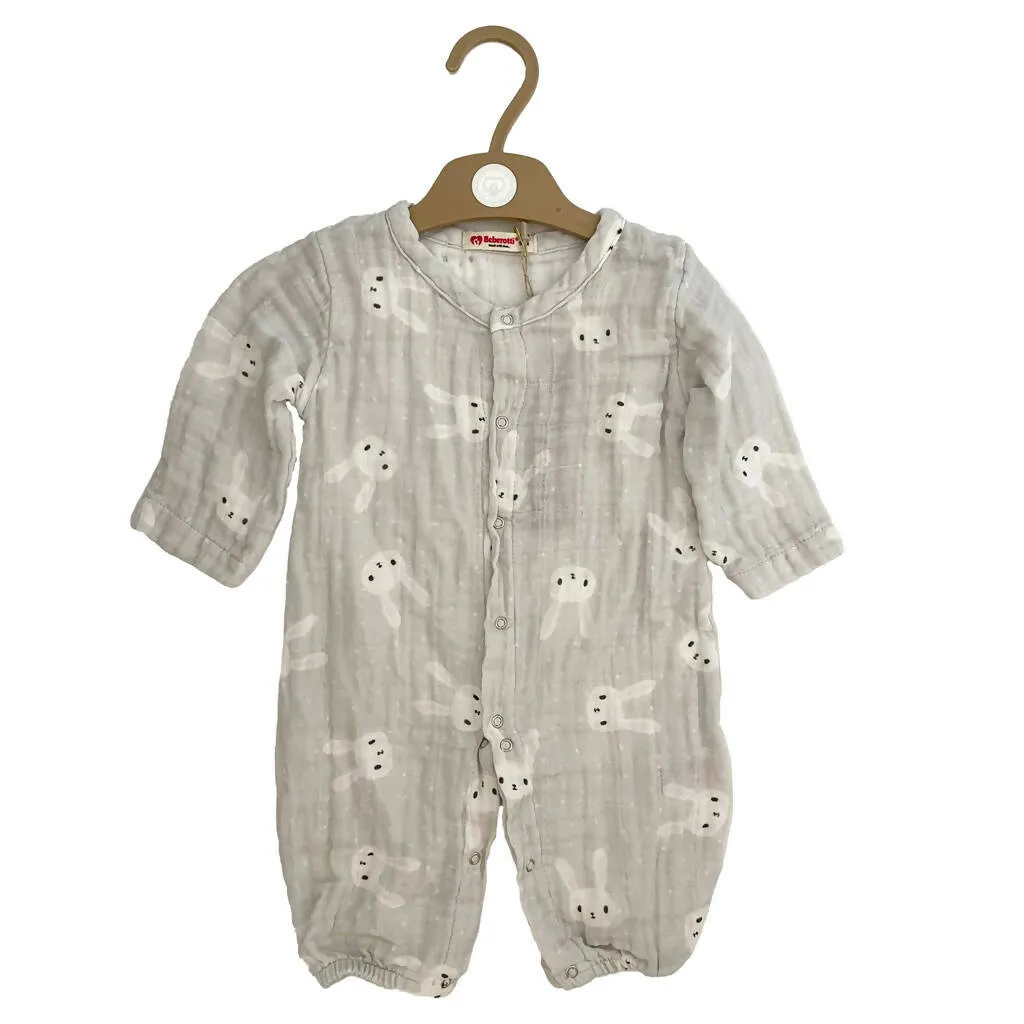 Newborn & Toddler Romper, One-Piece Jumpers in 100% Cotton Muslin