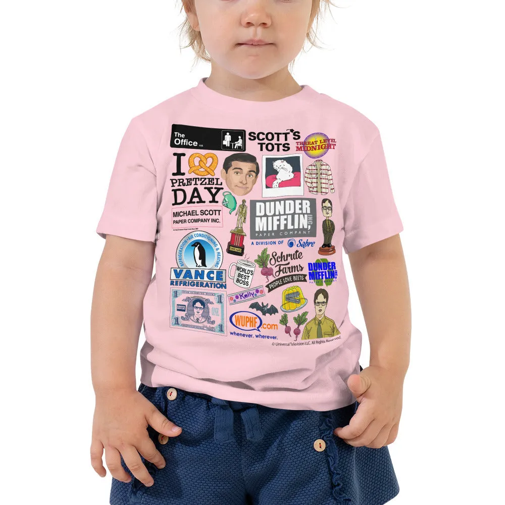 Office Icons Toddler Tee