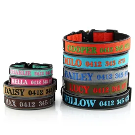 Personalised Embroidered Tactical Dog Collar