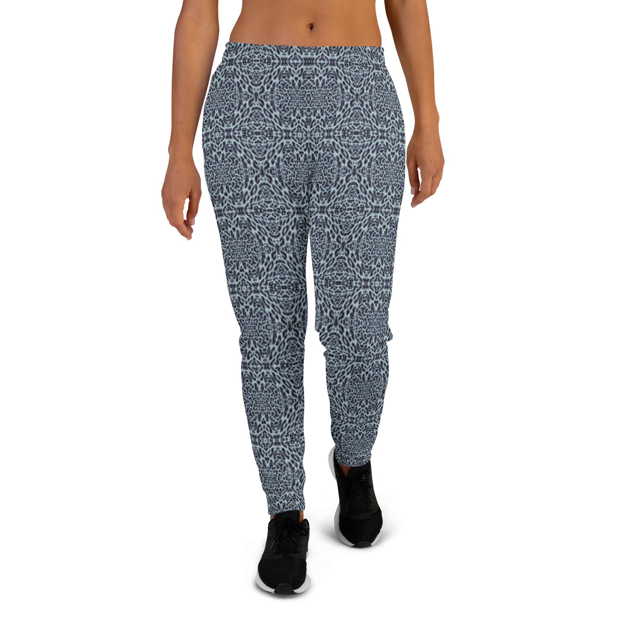 Recursia Contemplative Jaguar I Women's Joggers In Blue