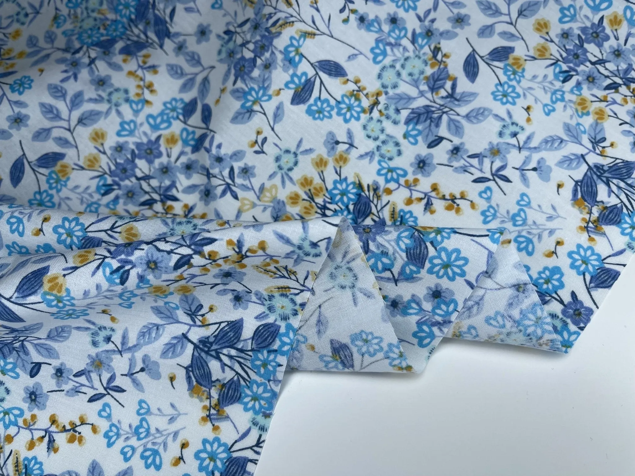 Summer Vibes Floral  Print  - Washed 100% Cotton Poplin  - 8061