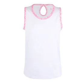 Sweet Shop White Keyhole Tank