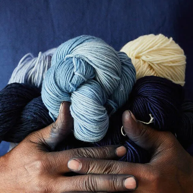 Symfonie Yarns | FLORA 100% Naturally Dyed Superwash Merino - DK | OR1005 Indigo Morning (Semisolid Color)