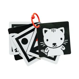 The Original, High Contrast (Black, White, Red) Flashcards for Baby