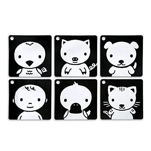 The Original, High Contrast (Black, White, Red) Flashcards for Baby