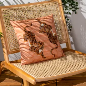 Tibetan Tiger Outdoor Cushion Coral