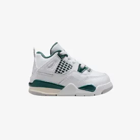 toddler jordan 4 retro (white/oxidized green)