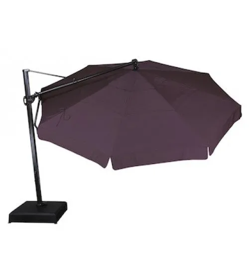 Treasure Garden 11' Octagon Cantilever Umbrella - AKZ PLUS- O'bravia Fabric (Polyester)