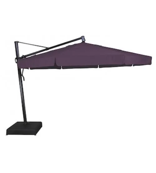 Treasure Garden 11' Octagon Cantilever Umbrella - AKZ PLUS- O'bravia Fabric (Polyester)