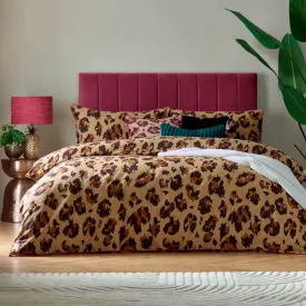 True Leopard Printed Duvet Cover Set Multicolour