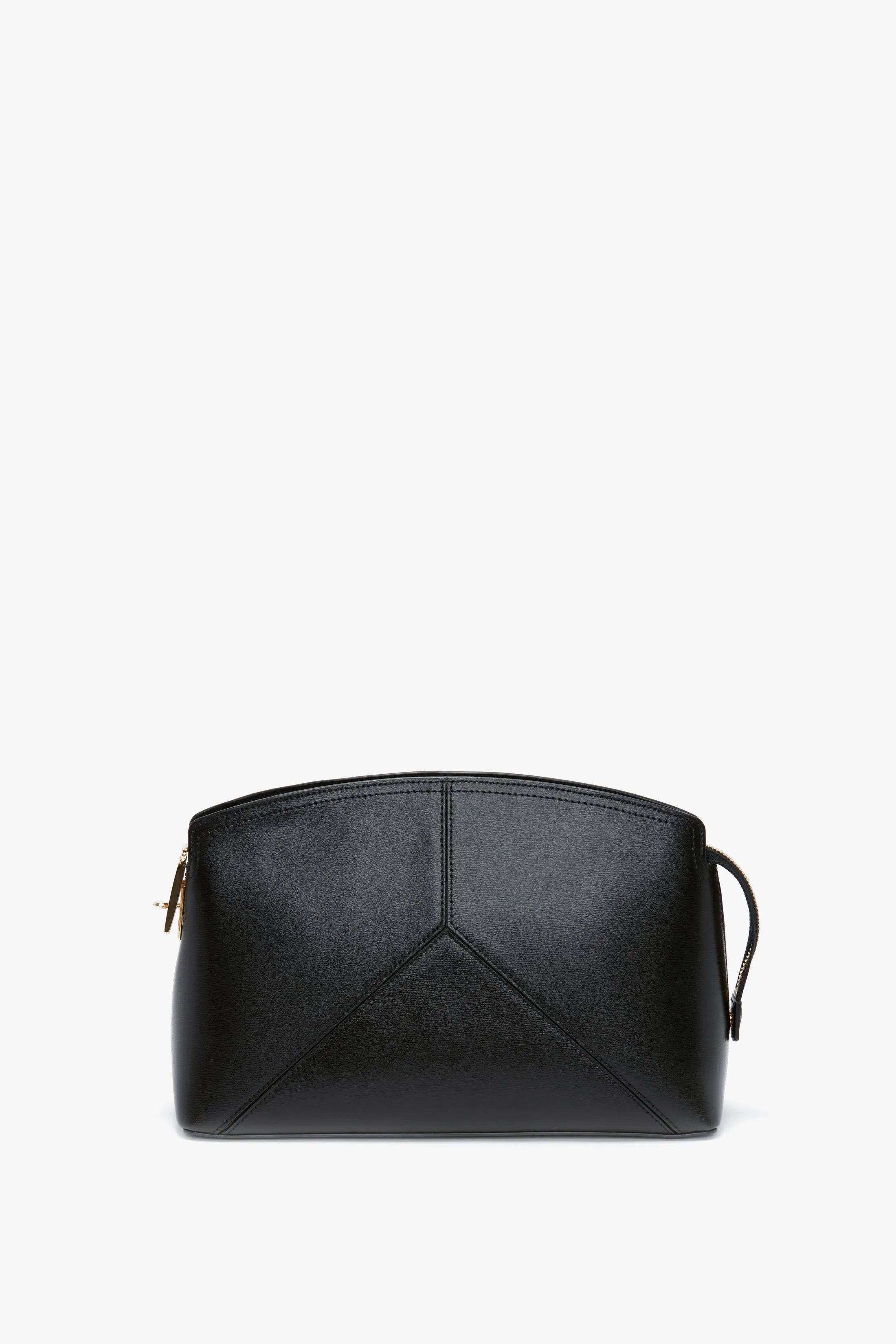 Victoria Clutch Bag In Black Leather