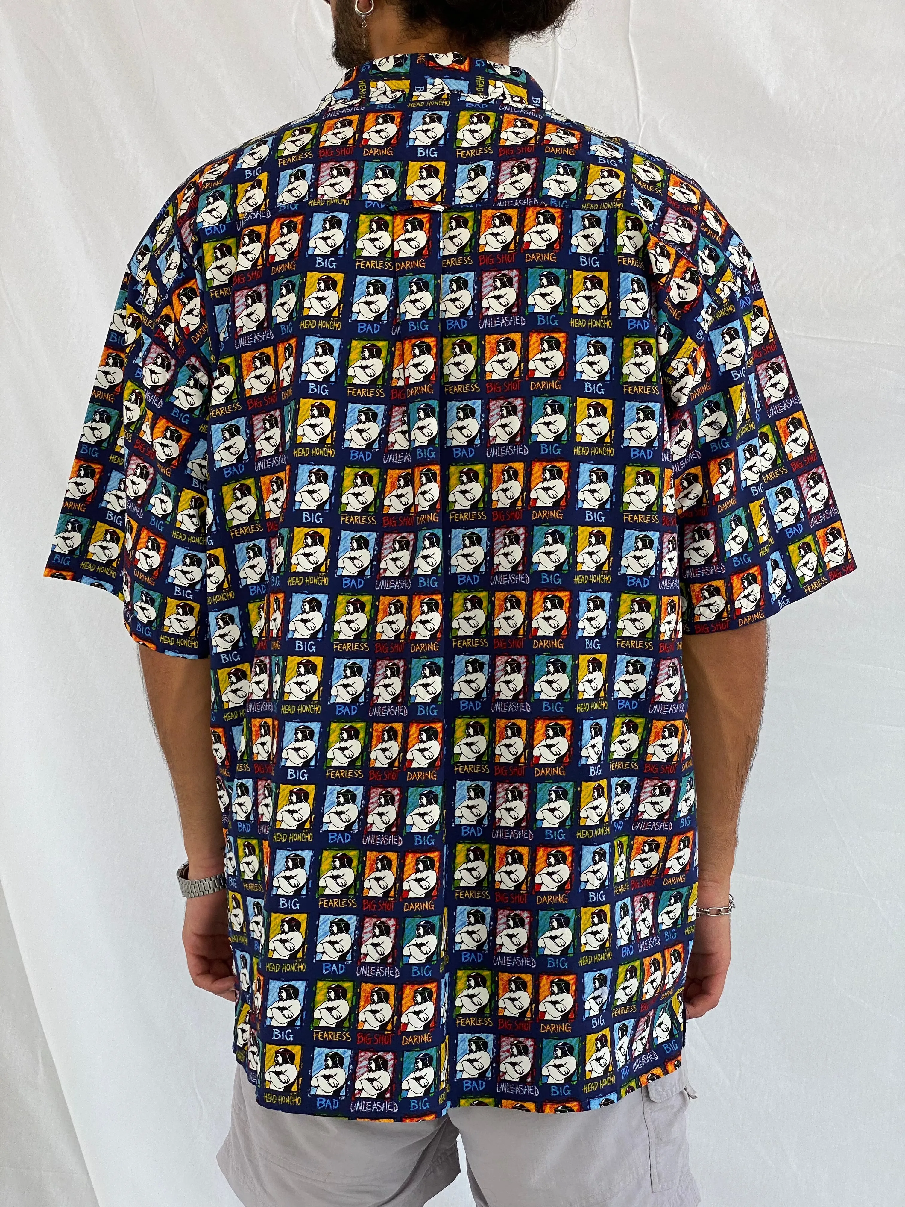 Vintage Big Dogs Half Sleeve Shirt